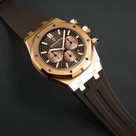 audemars piguet with rubber strap.